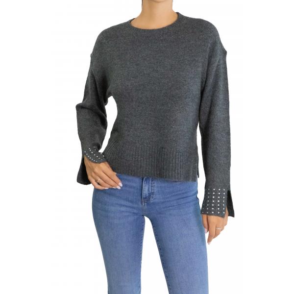 Maglione con polsi con brillantini  Only 